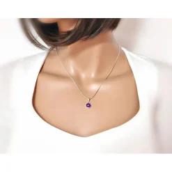 Amethyst Anhänger Silber 925 SP349