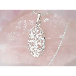 Anhänger Blumen Silber 925 Sterlingsilber su394