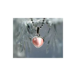 Anhänger Herz rosa Silber 925 ms25