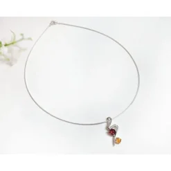 Anhänger Silber 925 Blumen sp326