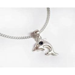 Anhänger Silber 925 Delphin Silberschmuck sp306