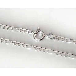 Armband Figaro Silber 925 17 - 21 cm SA31