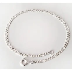 Armband Figaro Silber 925 17 - 21 cm SA31