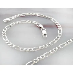 Armband Figaro Silber 925 Figarokette sg172