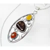 Bernstein Anhänger Silber-925 Bernsteinschmuck BA522