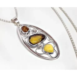 Bernstein Anhänger Silber-925 Bernsteinschmuck BA735