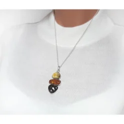 Bernstein Anhänger Silber-925 Bernsteinschmuck BA521