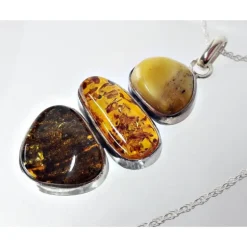 Bernstein Anhänger Silber-925 Bernsteinschmuck BA521