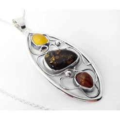 Bernstein Anhänger Silber-925 Bernsteinschmuck BA522