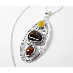 Bernstein Anhänger Silber-925 Bernsteinschmuck BA522