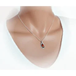 Bernstein Anhänger Silber 925 Bernsteinschmuck BA517