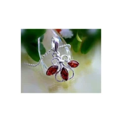 Bernstein Anhänger braun Silber 925 Bernsteinschmuck BL08