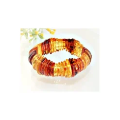 Bernstein Armband mit Gummizug 18 cm CW128