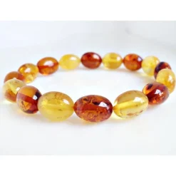 Bernstein Armband mit Gummizug 18 cm CU202