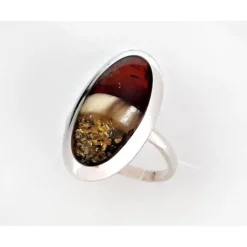 Bernstein Ring Silber 925 Bernsteinschmuck br344
