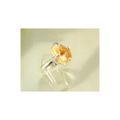 Bernstein Ring Silber 925 16,5 mm Bernsteinschmuck CI99