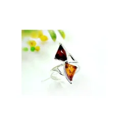 Bernstein Ring Silber 925 Bernsteinschmuck (CD11)