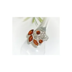 Bernstein Ring Silber 925 Bernsteinschmuck BN66