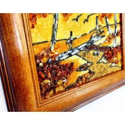 Bernsteinbild Landschaft Bild Geschenkartikel bm101