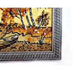 Bernsteinbild Landschaft Bild Geschenkartikel bm102