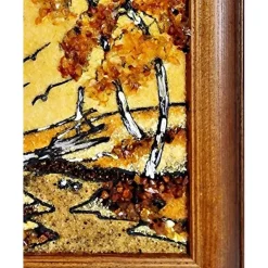 Bernsteinbild Landschaft Bild Geschenkartikel bm101