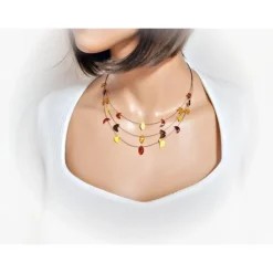 Bernsteinkette Collier Bernsteinschmuck dc260