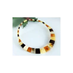 Bernsteinschmuck - Bernstein-Collier 43 cm (DA42)