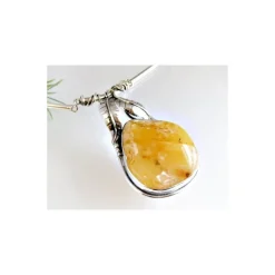 Bernsteinschmuck - Bernstein-Collier 45cm Silber 925 (DC127)