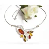 Bernsteinschmuck Bernstein Collier Silber 925 dc284