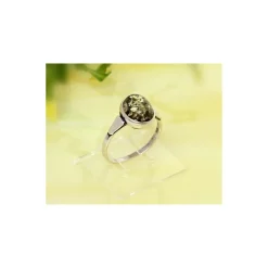 Bernsteinschmuck - Bernstein-Ring Silber-925 CZ06