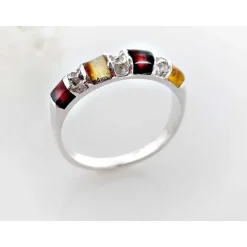 Bernsteinschmuck - Bernstein-Ring Silber-925 CK75