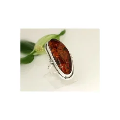 Bernsteinschmuck - Bernstein-Ring 20 mm Silber-925 CK49