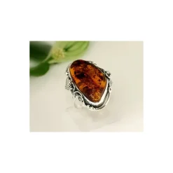 Bernsteinschmuck - Bernstein-Ring 20 mm Silber-925 CK46