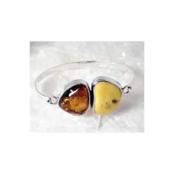 Bernsteinschmuck - Bernstein-Armreif 18 cm Silber-925 (BB134)