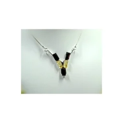 Bernsteinschmuck - Bernstein-Collier Silber-925 (BE94)