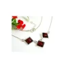 Bernsteinschmuck - Bernstein-Collier Silber-925 (BE85)
