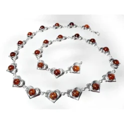Bernsteinschmuck Bernstein Collier Silber 925 dc221