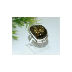 Bernsteinschmuck Bernstein Ring 20 mm Silber 925 HE76a
