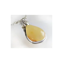 Bernsteinschmuck Bernstein Collier 45cm Silber 925 DC129a