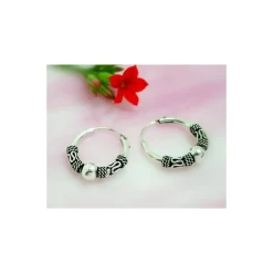 Creolen Silber 925 Ohrringe Silberschmuck SO32
