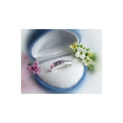 Damen Ring Silber 925 Silberschmuck Bandring Zirkonia SS15