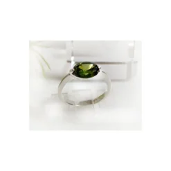 Damen Ring Silber 925 Silberschmuck olivengrün SS94