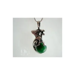 Drachen Anhänger Sterlingsilber Silber-925 (SH67)