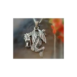 Drachen Anhänger Sterlingsilber Silber-925 (B5)