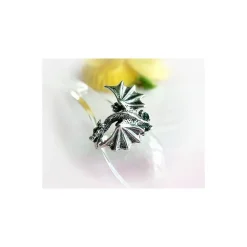 Drachenring Silber-925 Drachen Mystik SR05