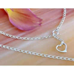 Fußkettchen Silber 925 24-30 cm Silberschmuck fr74