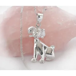 Hund Anhänger Silber 925 su366