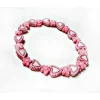 Kinderschmuck Gummizug Armband Herz & Blume ak11