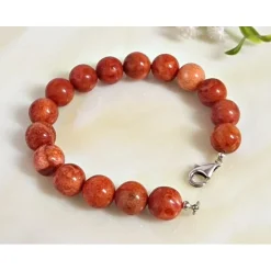 Koralle Armband Silber 925 kl286