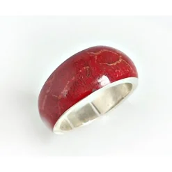 Korallen Ring Silber 925 KL312